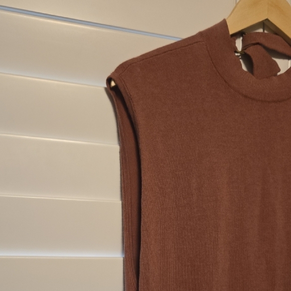 Free People Open Back Knit Dress Rose NWT - Picture 6 of 10